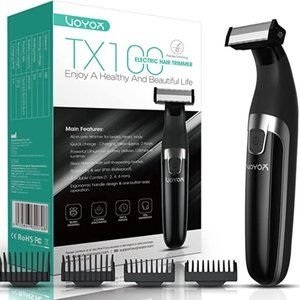 VOYOR Beard Trimmer for Men Electric Razor Rechargeable Shaver WATERPROOFS